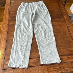 Girls Reebok gray sweatpants size M